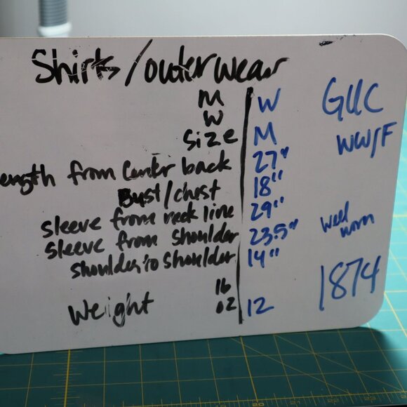 Ashley Mason Denim Button-Up Shirt Womens Medium Light Wash Distressed Boho Y2K - Picture 8 of 8